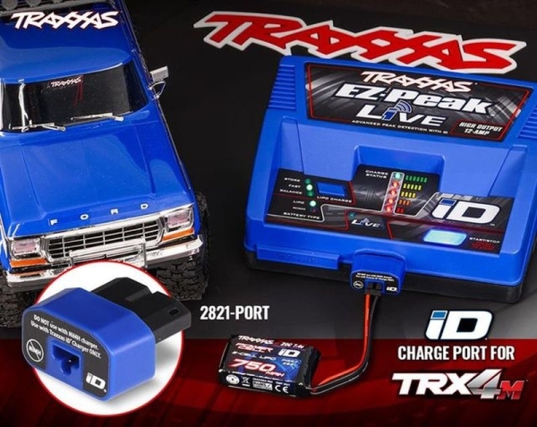 TRX2821-Port Ladeadapter TRX-4m EZ-Peak iD